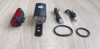 Маленький велосипедный фонарик, стоп сигнал на usb зарядке