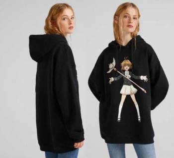 Bershka худи свитшот толстовка кофта аниме Sakura