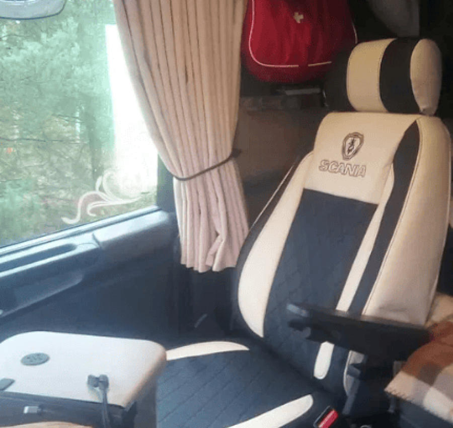 Чохли для авто,Чехлы Скания,Scania evro5,R,еко-кожа,ДАф,Ман,Вольво фш, 2