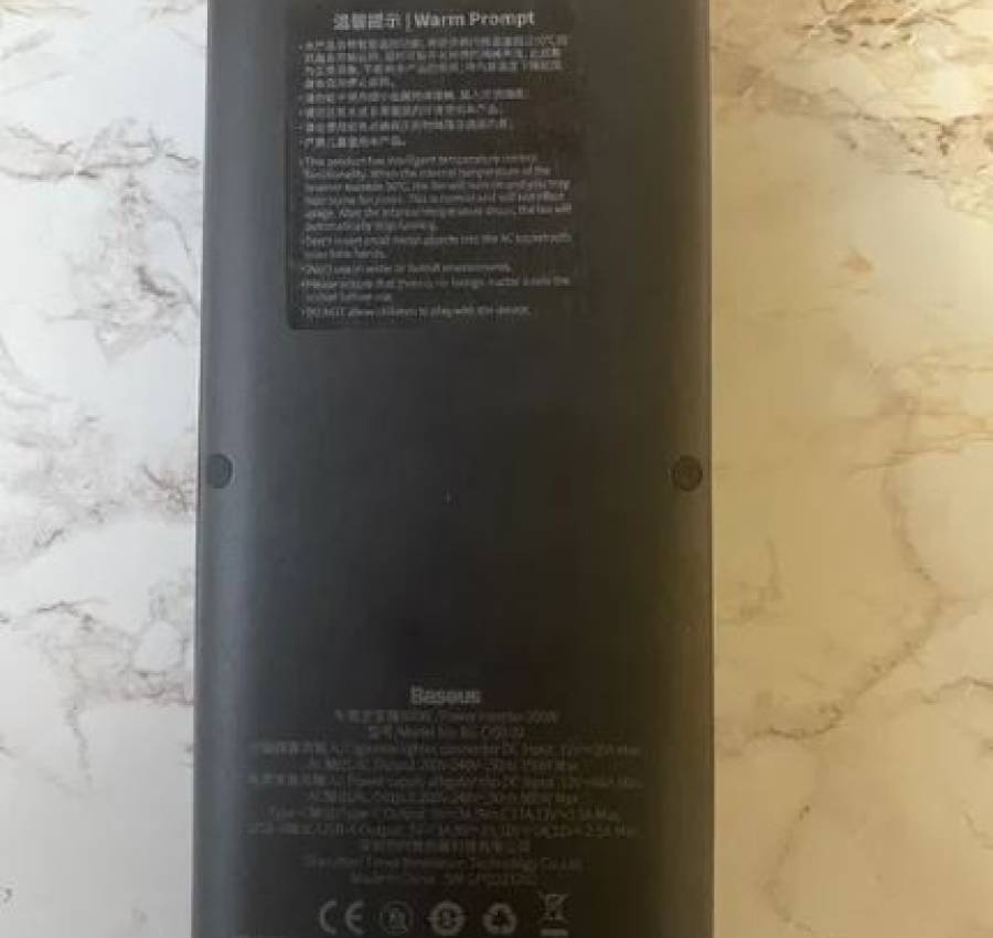 Baseus 500W Pure Sine Wave Inverter 12V to 220V 4