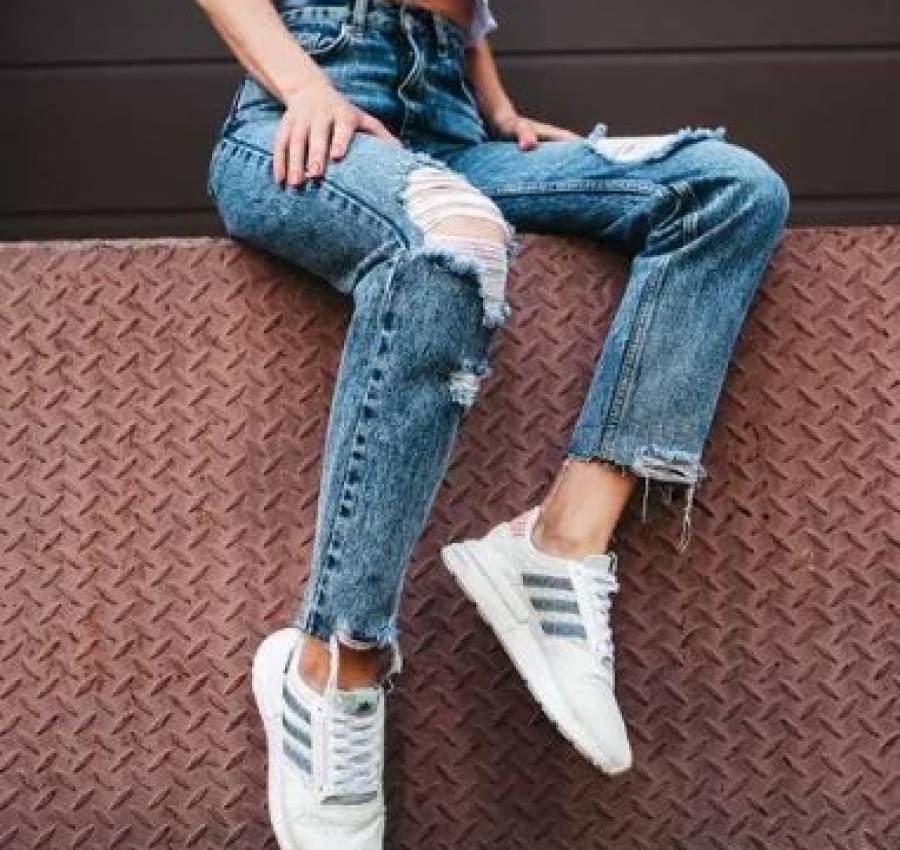 Женские кроссовки Adidas ZX 500 белые весна-лето. Живое фото 4