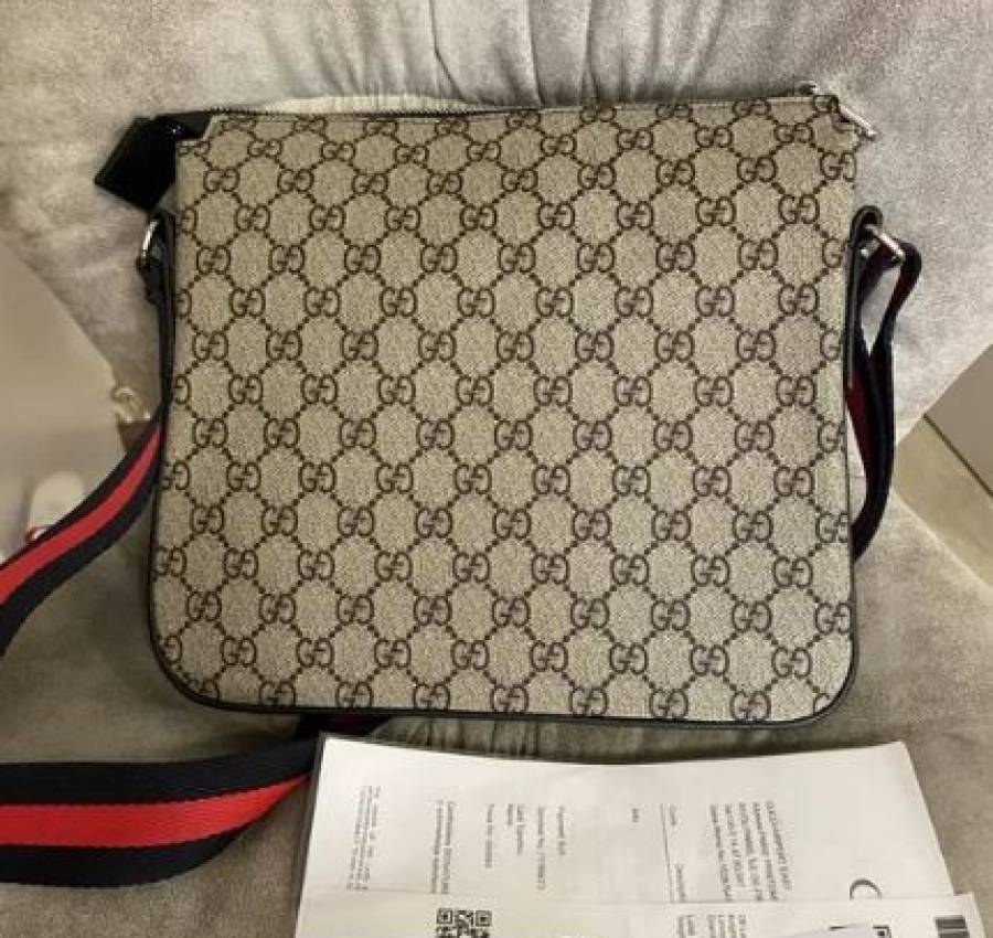Мужская сумка планшетка Gucci через плечо в стиле гучи Турция 6