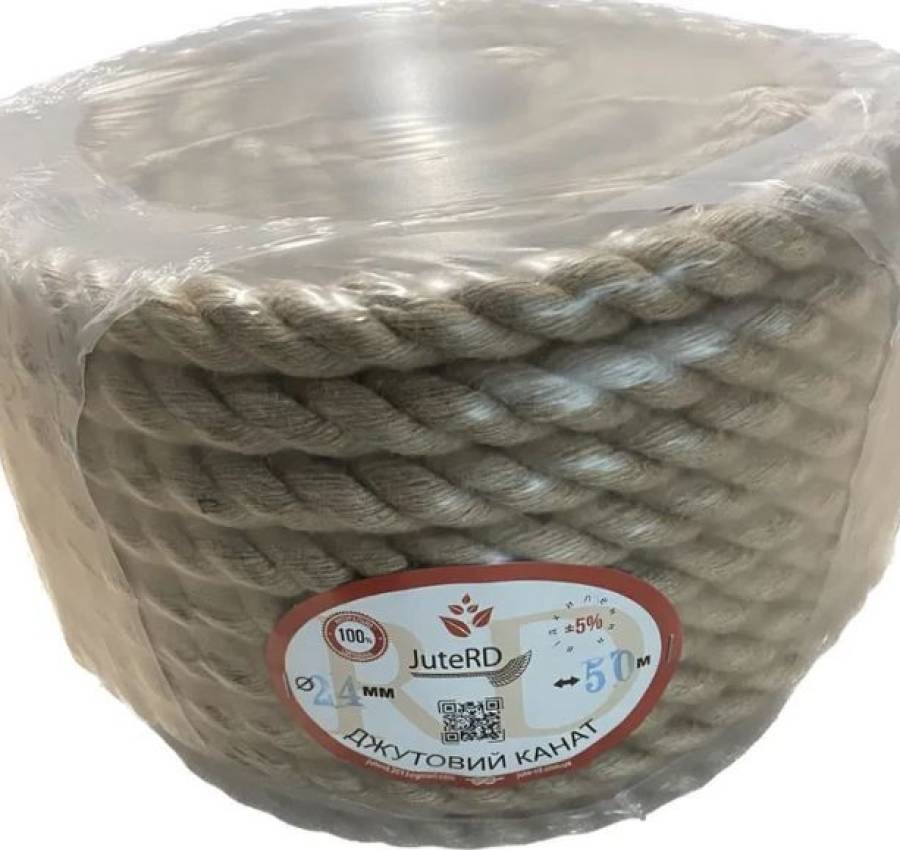 Канат джутовий 20-24-26-30 мм 2