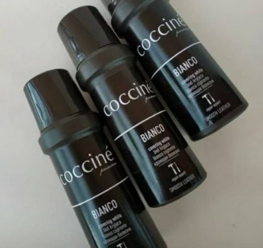 Опт !!!Белая крем-паста для обуви Coccine BIANCO 75мл 3