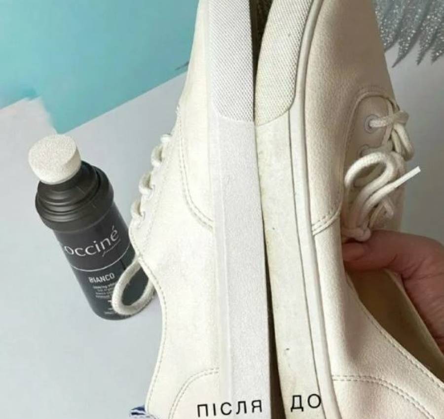 Опт !!!Белая крем-паста для обуви Coccine BIANCO 75мл 4
