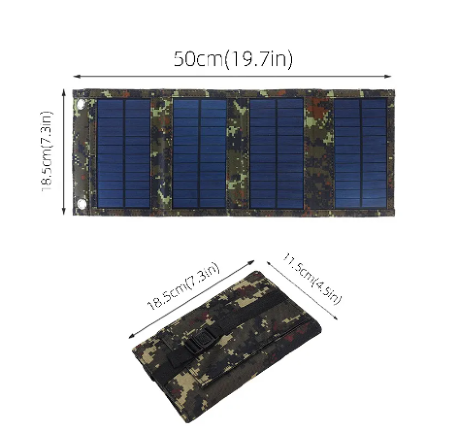 5V 20W Складная солнечная панель 4